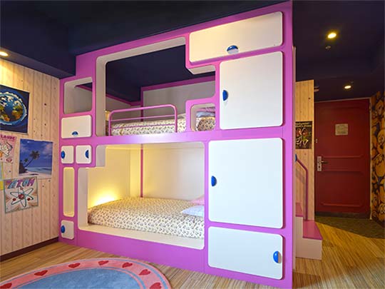 ホテルユニバーサルポート「ミニオンルーム 2 〜アグネスたちのお部屋〜」