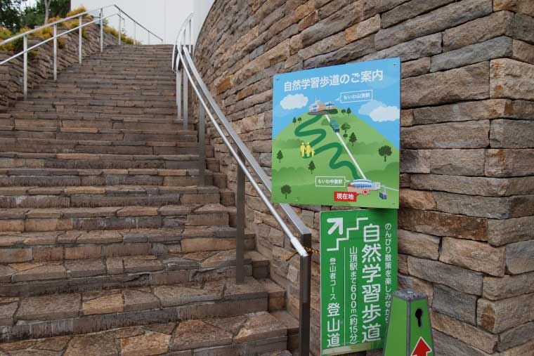 藻岩山の自然遊歩道