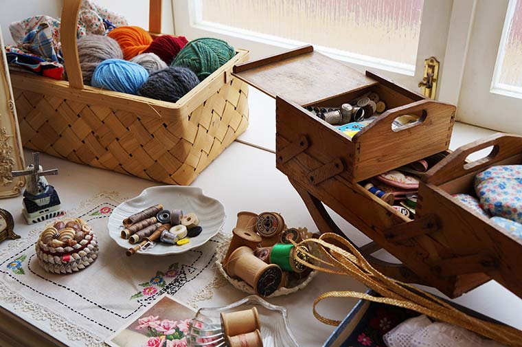 ムーミンママの裁縫道具