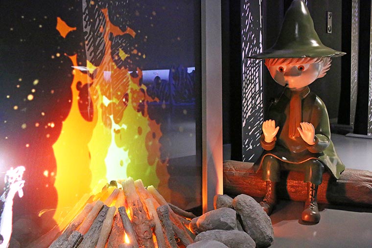 スナフキンと一緒に写真が取れるフォトスポット