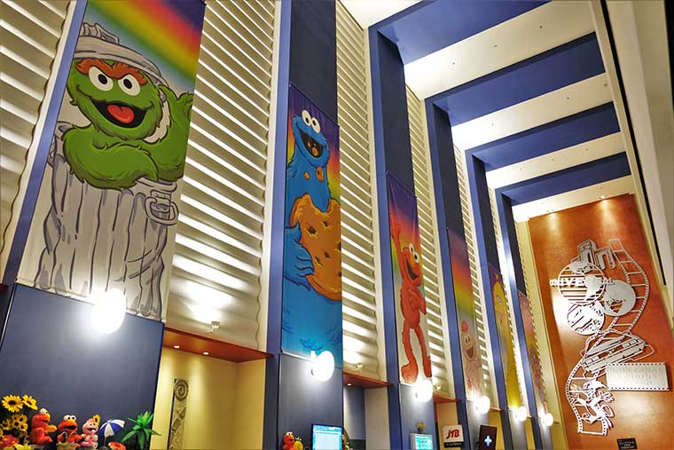 ホテル近鉄ユニバーサル・シティ　ロビー　セサミストリート