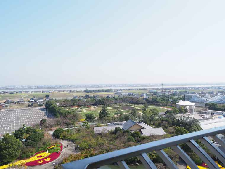 なばなの里 アイランド富士からの景色