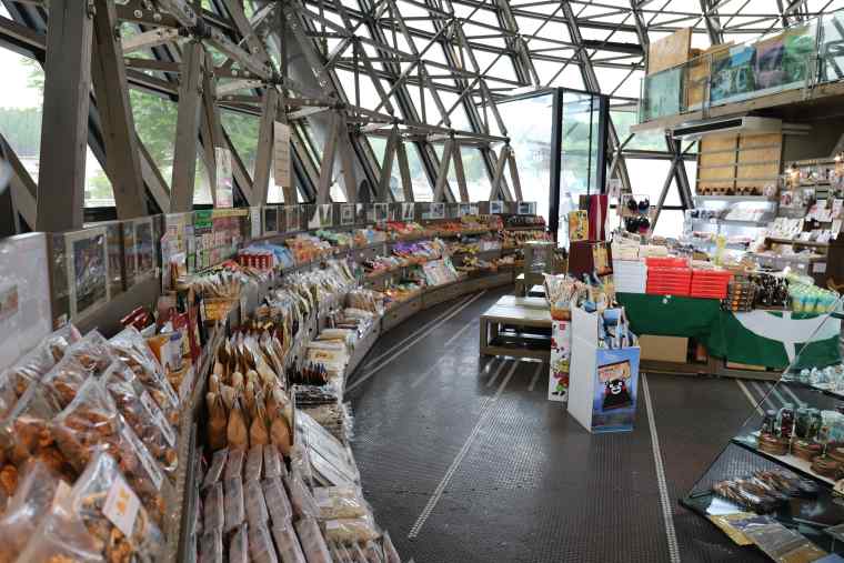 道の駅 小国 ゆうステーションの内観