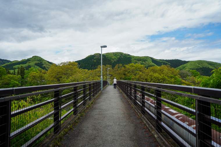 秩父 長瀞 金石水管橋