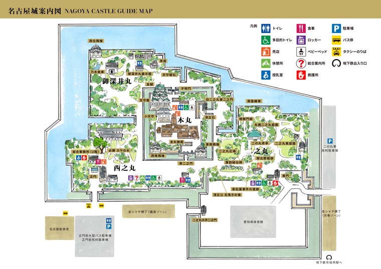 名古屋城MAP