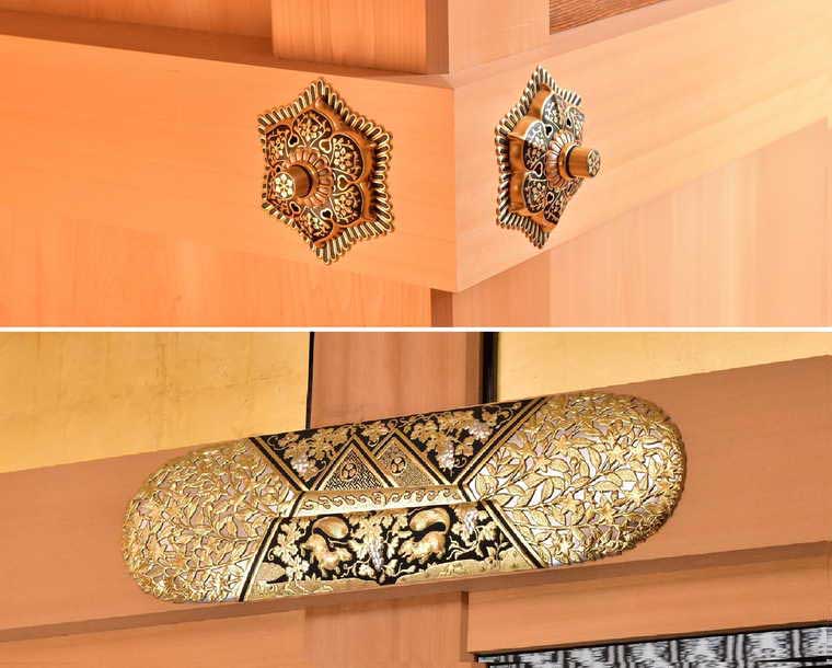 名古屋城 本丸御殿の釘隠し