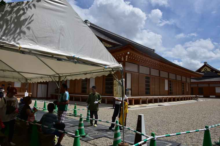 名古屋城 本丸御殿の湯殿書院と黒木書院