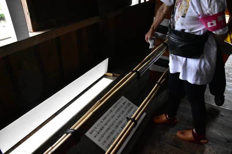 名古屋城 西南隅櫓の石落とし