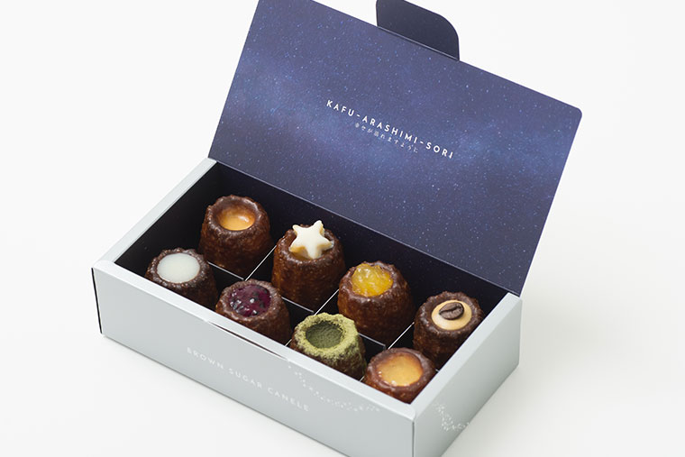 黒糖カヌレ　ほうき星「黒糖カヌレ」