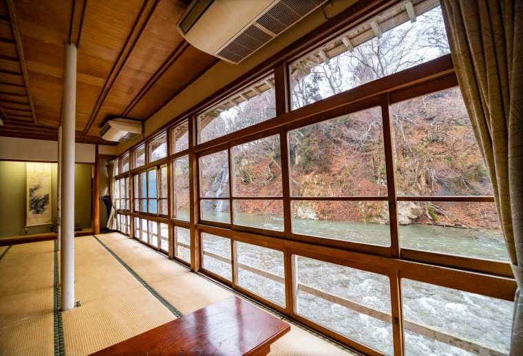 鉛温泉 藤三旅館　景色