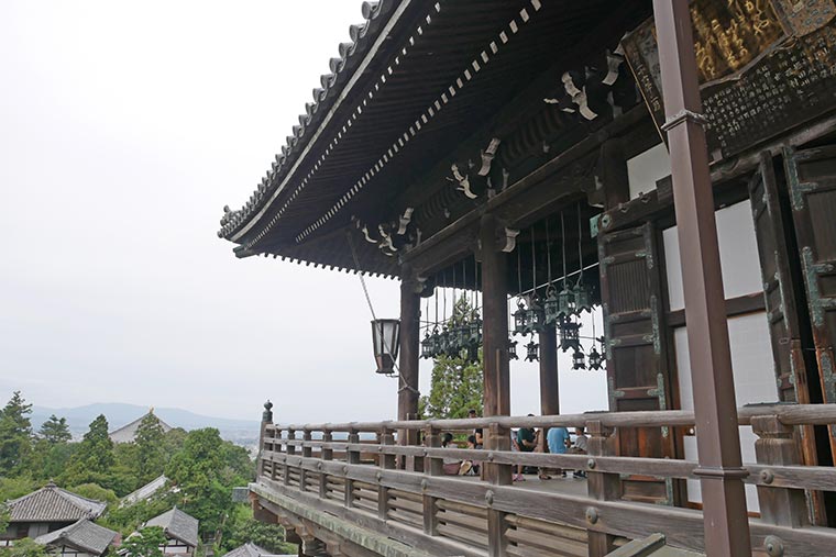 二月堂の舞台（回廊）