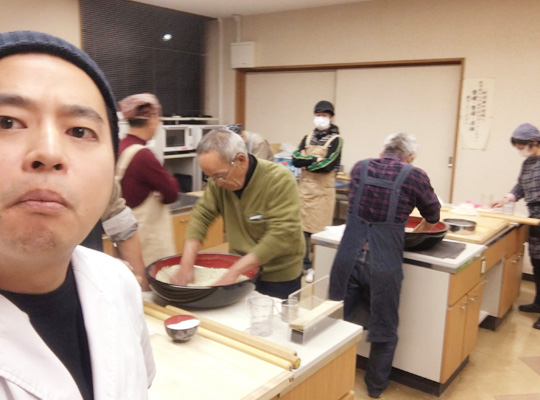 今は「蕎麦打ち」に熱中！