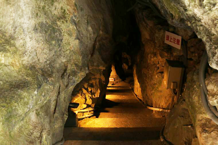 日原鍾乳洞内部