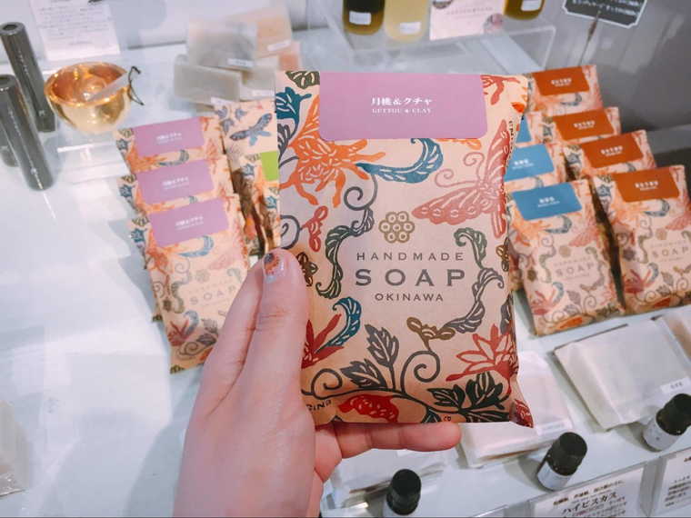 国際通り商店街　La Cucina SOAP BOUTIQUE（ラクッチーナソープブティック）の「ハンドメイドソープ」