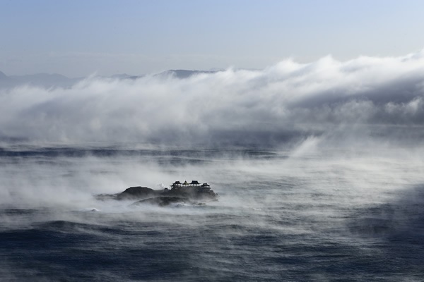 日和山温泉　ホテル　金波楼　ホテルからの眺望