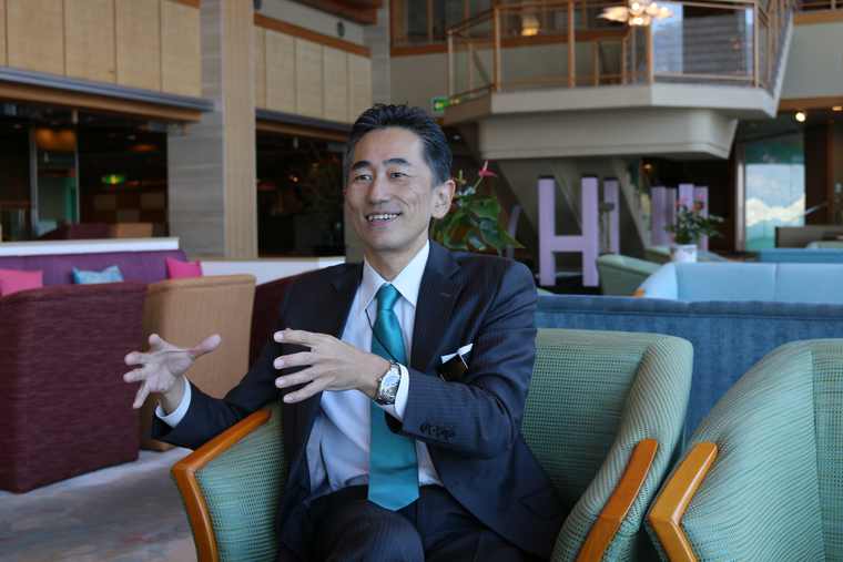 日和山温泉　ホテル　金波楼　今津一也総支配人