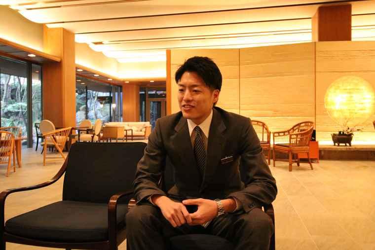 城崎温泉　西村屋ホテル招月庭　スタッフの青木さん