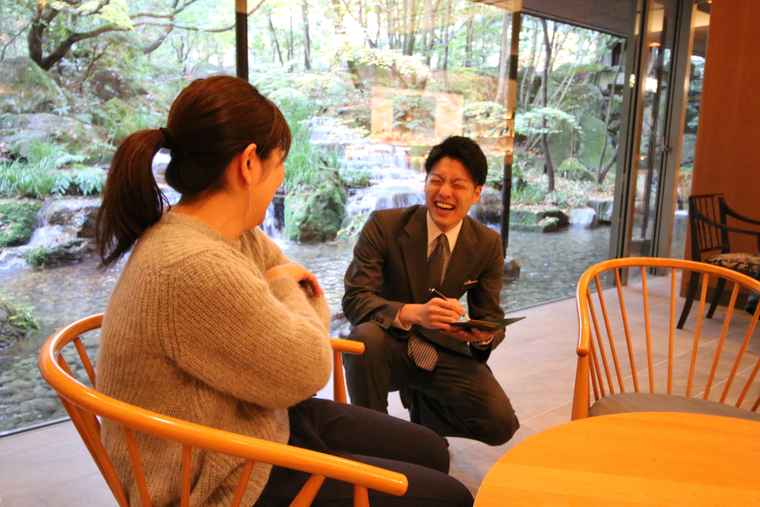 城崎温泉　西村屋ホテル招月庭　スタッフの青木さん