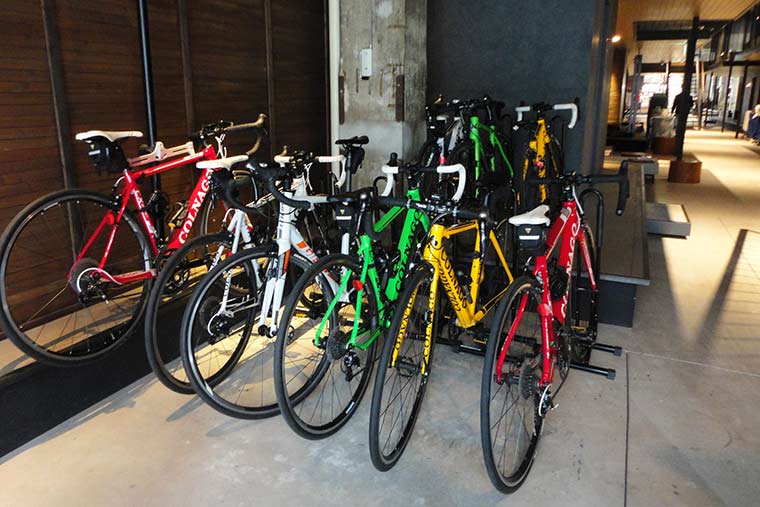 ホテルサイクルのレンタサイクル