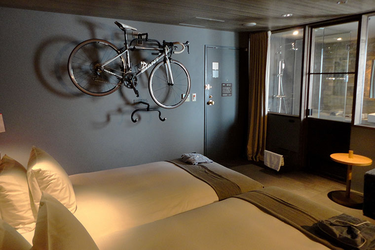 ホテルサイクルの客室