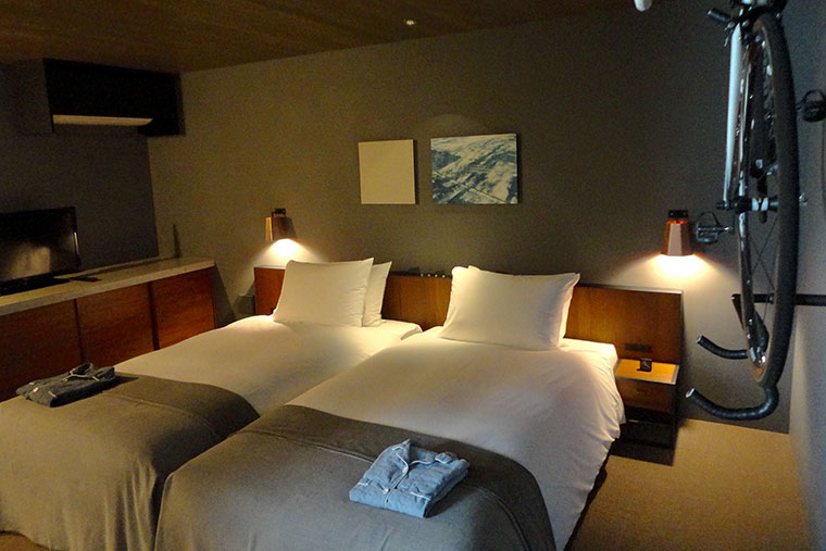 ホテルサイクルの客室