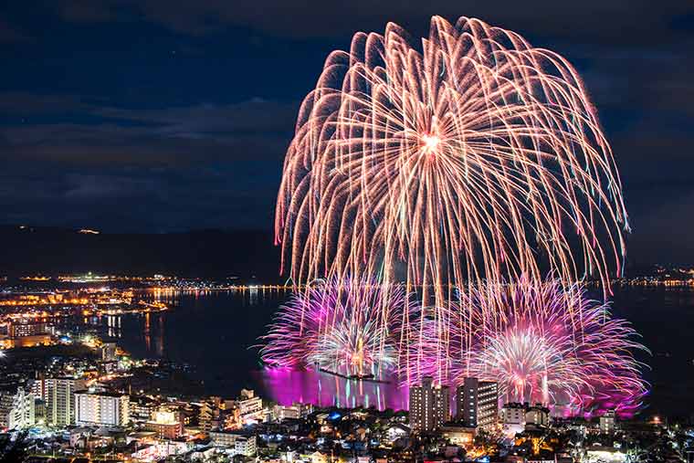 諏訪湖祭湖上花火大会