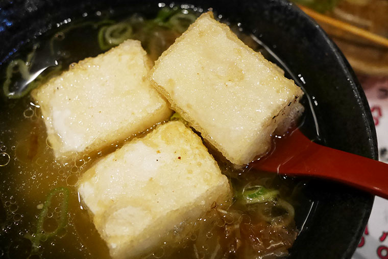 大阪 串かつ カドヤ 揚げ出し豆腐