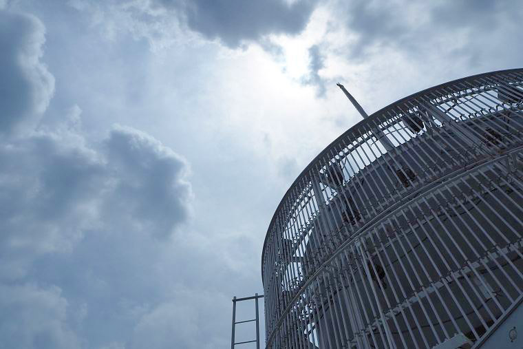 通天閣の先端である避雷針