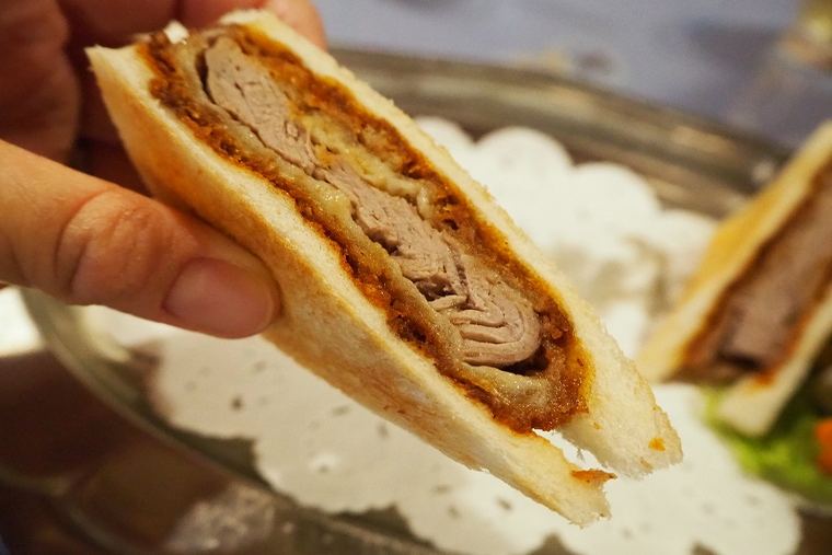 グリル梵のヘレカツサンド　