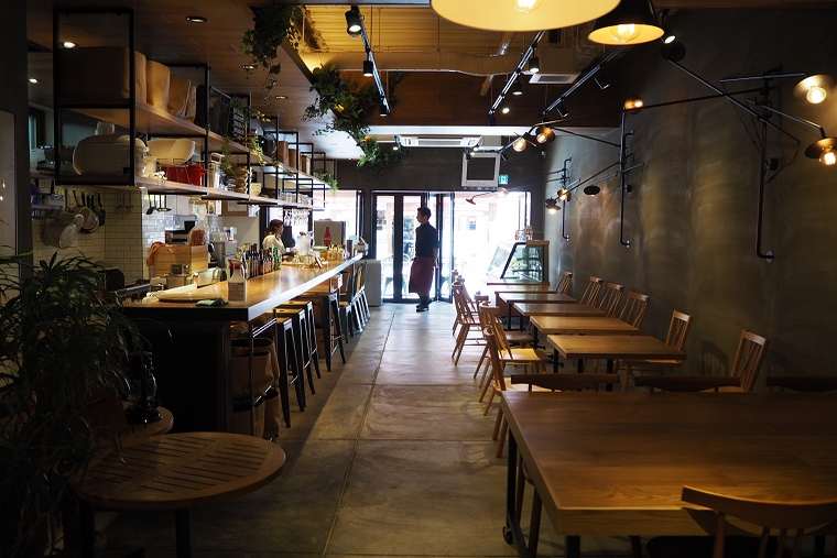 クリームキッチンの店内