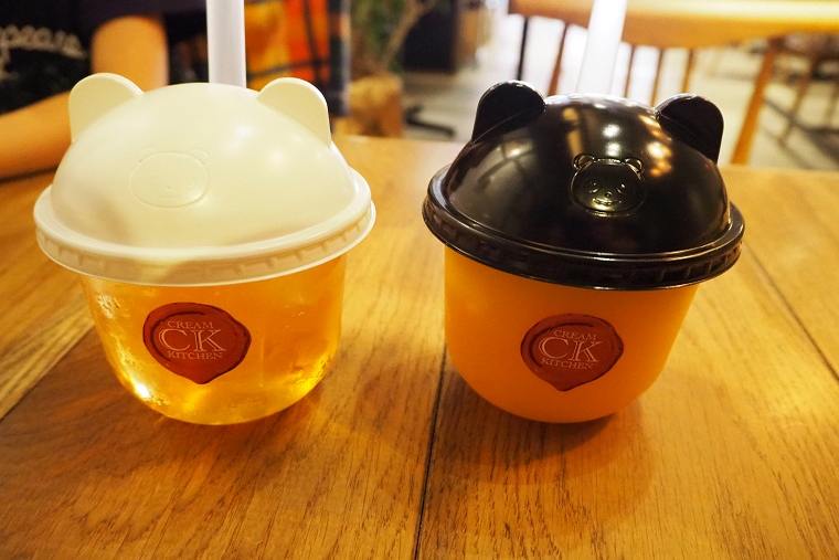 クリームキッチンのドリンクカップ