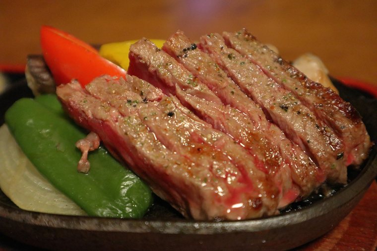 猿ヶ京温泉 料理旅館樋口 料理　上州牛ミニステーキ