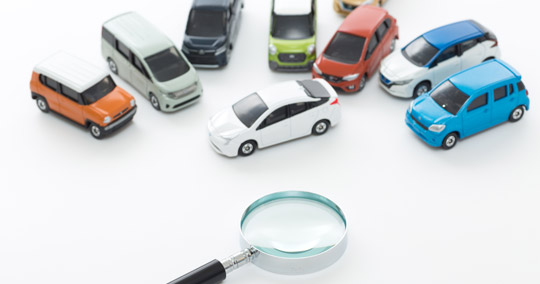 レンタカー予約時の車種(ボディタイプ)選択