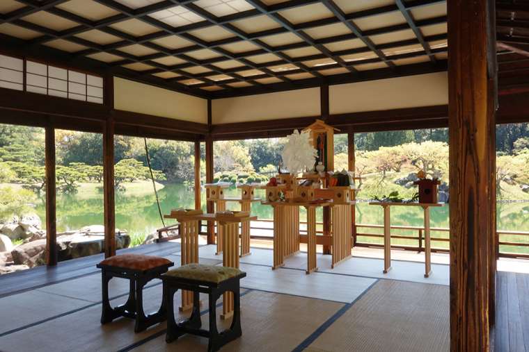 栗林公園の掬月亭