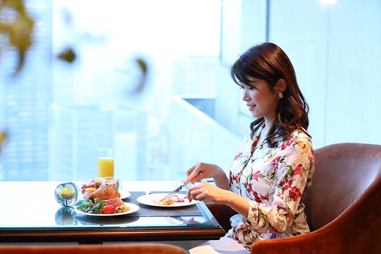 ザ・リッツ・カールトン大阪 クラブラウンジ 朝食