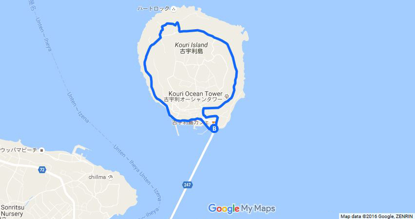 古宇利島一周コース