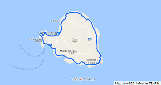 与論島一周コース