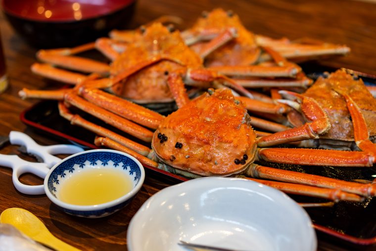 境港の紅ズワイガニ