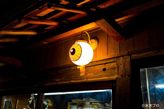 水木しげるロードのライトアップ