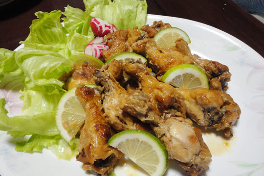 鶏肉のレモン煮