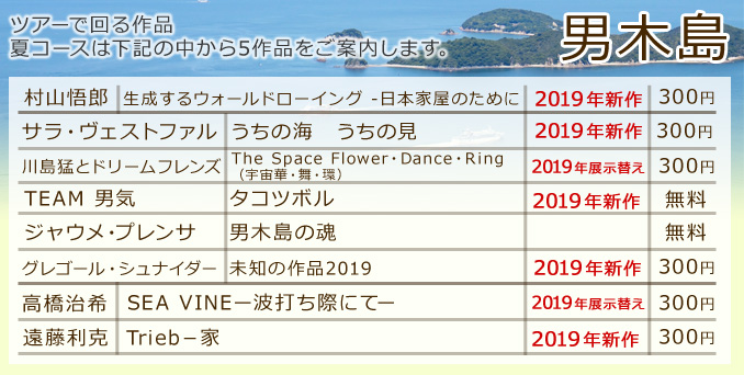 男木島鑑賞作品リスト