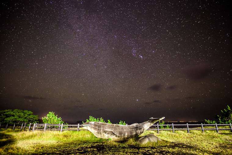 式根島　満天の星 小の口公園