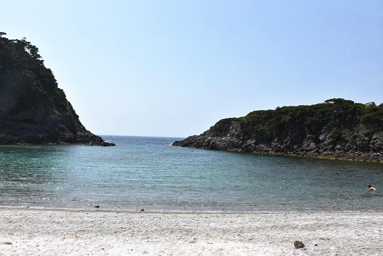式根島 泊海水浴場