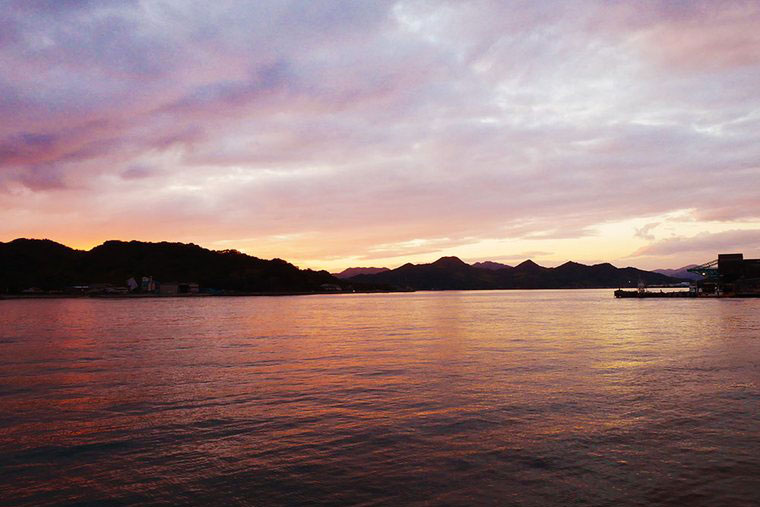 瀬戸内の夕焼け