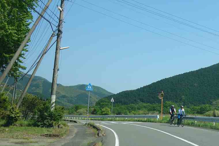 四万十川をサイクリング