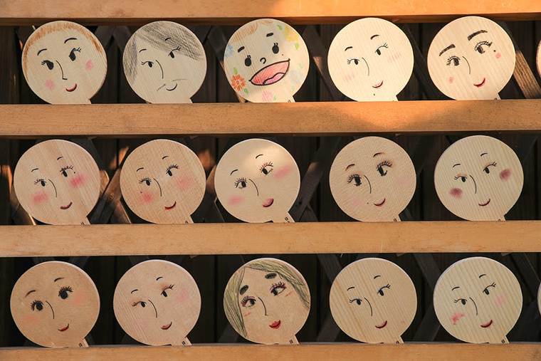 河合神社の鏡絵馬