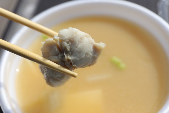 唐戸市場 ふぐ汁 ふぐの一本揚げ