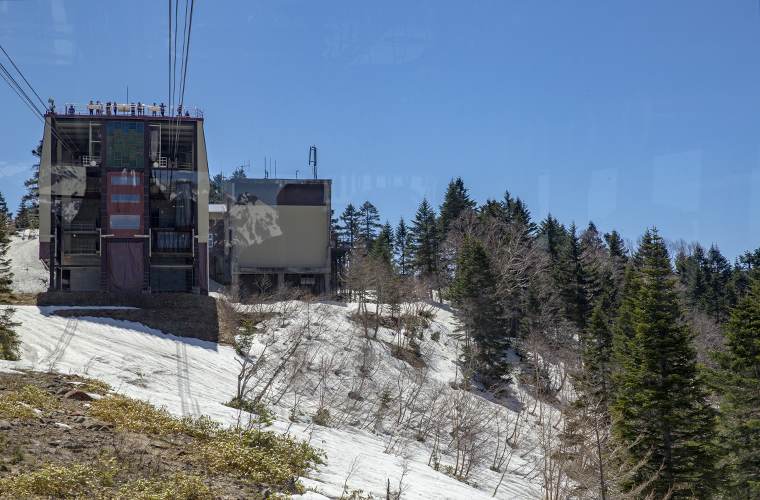 あっという間に西穂高口駅に到着
