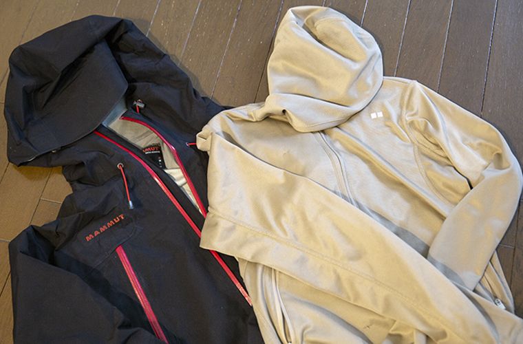 体温調整しやすい上着があると便利