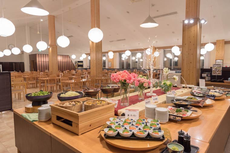 新玉川温泉 バイキング